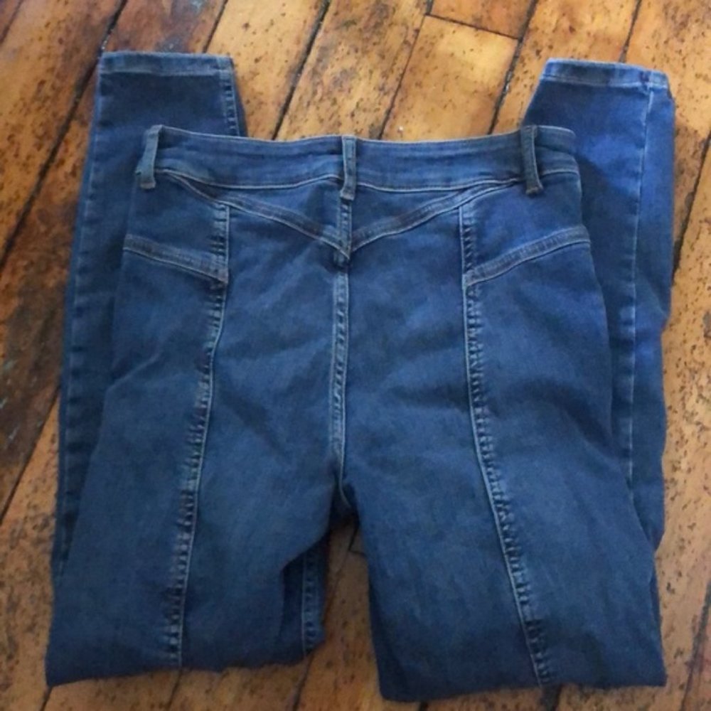 Free People High Rise Skinny Jeans